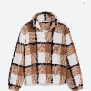 Brand New Love Ellie Caloundra Collared Half Zip Sherpa Sweater Stitch Fix